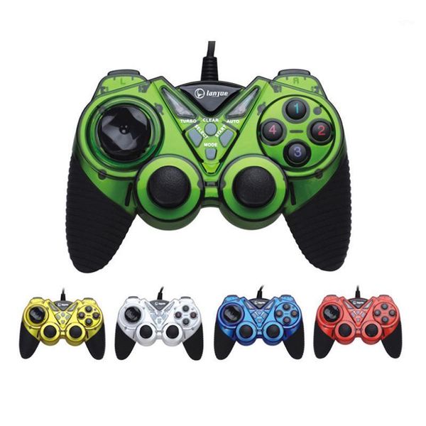 game controllers & joysticks usb wired double controller for pc gaming joystick gamepad computer windowsxp/7/8/10 controller1